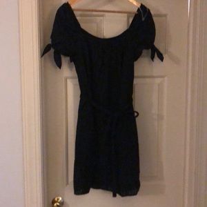 Eyelet black dress NWT Large